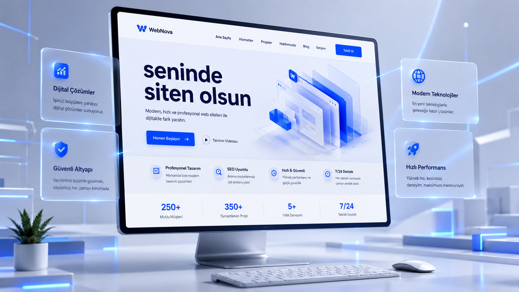 Kişiye Özel Tasarım Web Sayfası 